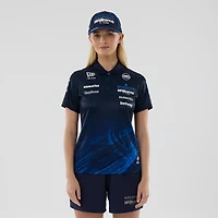 Women's New Era Navy Williams Racing Tech Polo