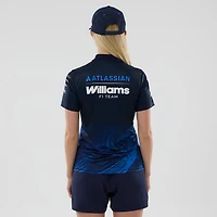Women's New Era Navy Williams Racing Tech Polo
