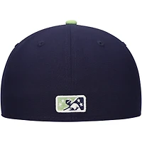 Men's New Era Navy Rocas Azules de Wilmington Copa la Diversión 59FIFTY Fitted Hat