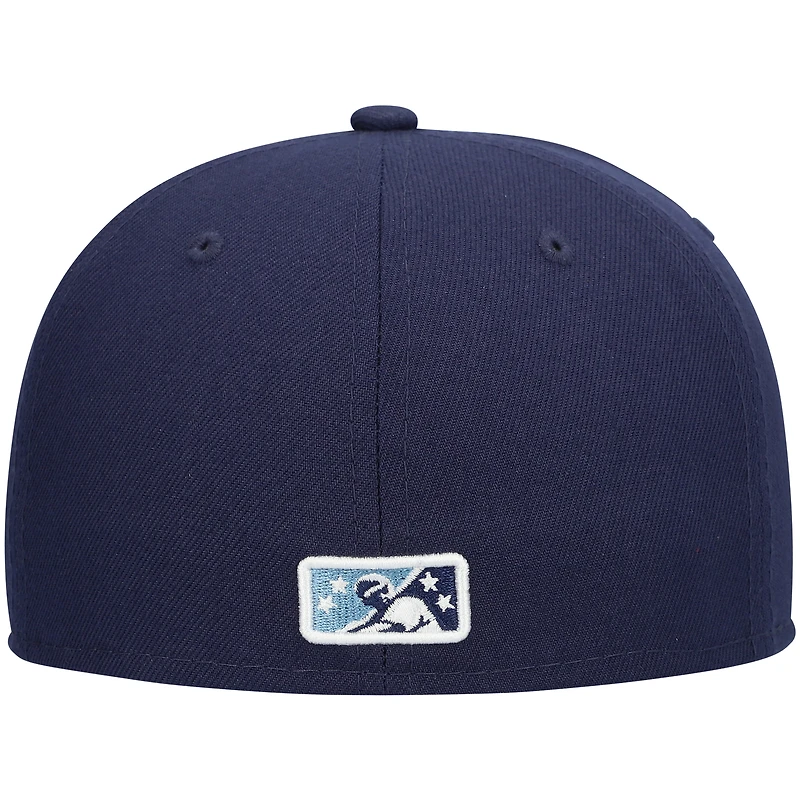 NWE WMBLUR NAVY ALT2 MIB AUTHENTIC COLLECTION 59FIFTY HATMENHIC