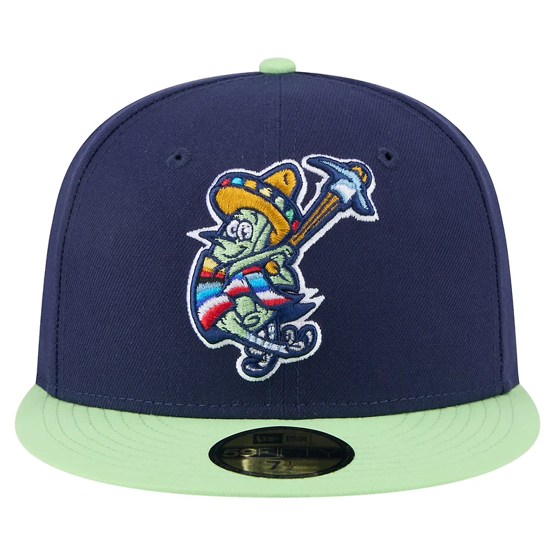 Casquette ajustée New Era Wilmington Blue Rocks Copa de la Diversión 59FIFTY pour homme