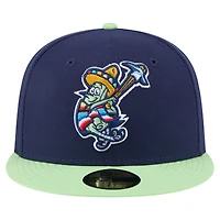 Casquette ajustée New Era Wilmington Blue Rocks Copa de la Diversión 59FIFTY pour homme