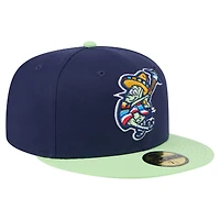 Men's New Era Navy Wilmington Blue Rocks Copa de la Diversión 59FIFTY Fitted Hat