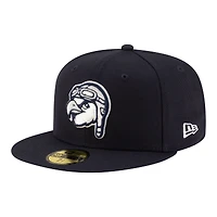 Men's New Era Navy Wilson Warbirds Authentic Collection 59FIFTY Fitted Hat
