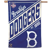 Bannière verticale simple face WinCraft Brooklyn Dodgers 28" x 40" depuis 1890