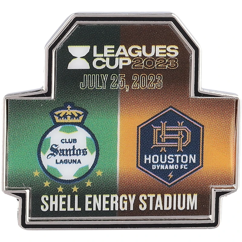 WinCraft Houston Dynamo FC vs. Santos Laguna Leagues Cup 2023 Matchup Pin