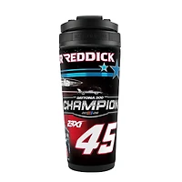 Bouteille WinCraft Tyler Reddick Champion du Daytona 500 2026, 77 cl (26 oz), avec shaker à glace 4D