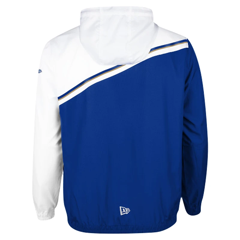 Veste à fermeture éclair intégrale tissée Ripstop New Era pour hommes, bleu de Winnipeg Blue Bombers Pinnacle