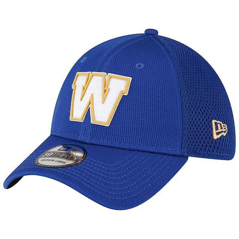 Men's New Era Blue Winnipeg Bombers Sideline 39THIRTY Flex Hat