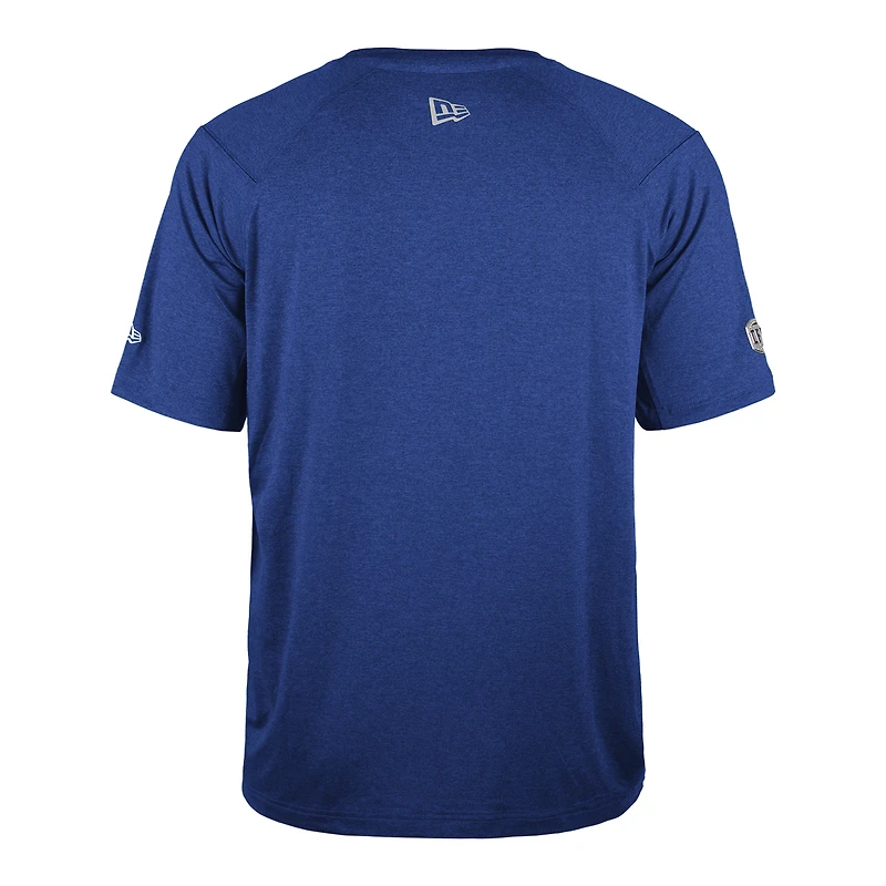 Men's New Era  Blue Winnipeg Bombers Sideline Varsity Performance T-Shirt