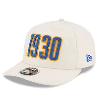 Casquette ajustable Snapback 9FIFTY crème pour hommes des Blue Bombers de Winnipeg Turf Traditions New Era