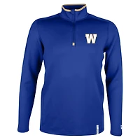 Haut à quart de zip Performance Sideline Edge des Blue Bombers Winnipeg New Era pour hommes