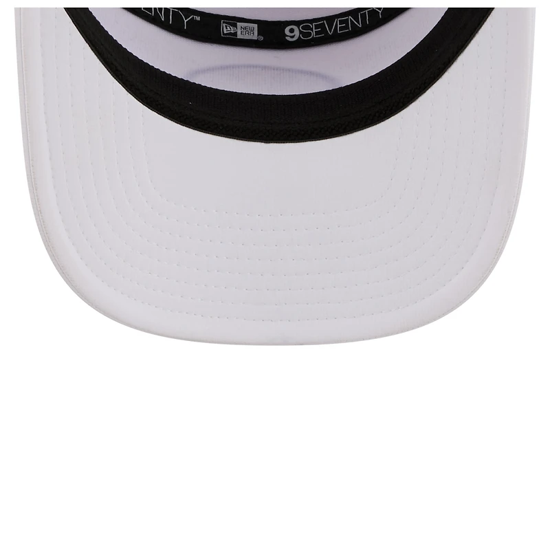 Casquette ajustable New Era blanche pour homme, modèle 9SEVETNTY, Winnipeg Blue Bombers 2026 Sideline Rope, coloris blanc.