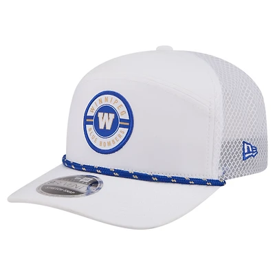 Men's New Era White Winnipeg Blue Bombers 2026 Sideline Rope 9SEVETNTY Adjustable Hat