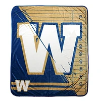 Winnipeg Blue Bombers 50" x 60" Plush Throw
