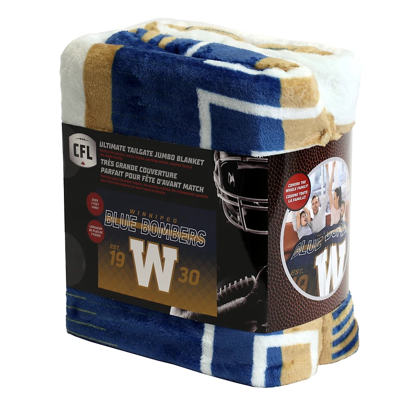Winnipeg Blue Bombers 62" x 90" Family Blanket