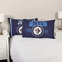 Blue Winnipeg Jets 20'' x 30'' Two Pack Pillowcase Set