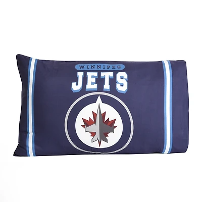 Blue Winnipeg Jets 20'' x 30'' Two Pack Pillowcase Set