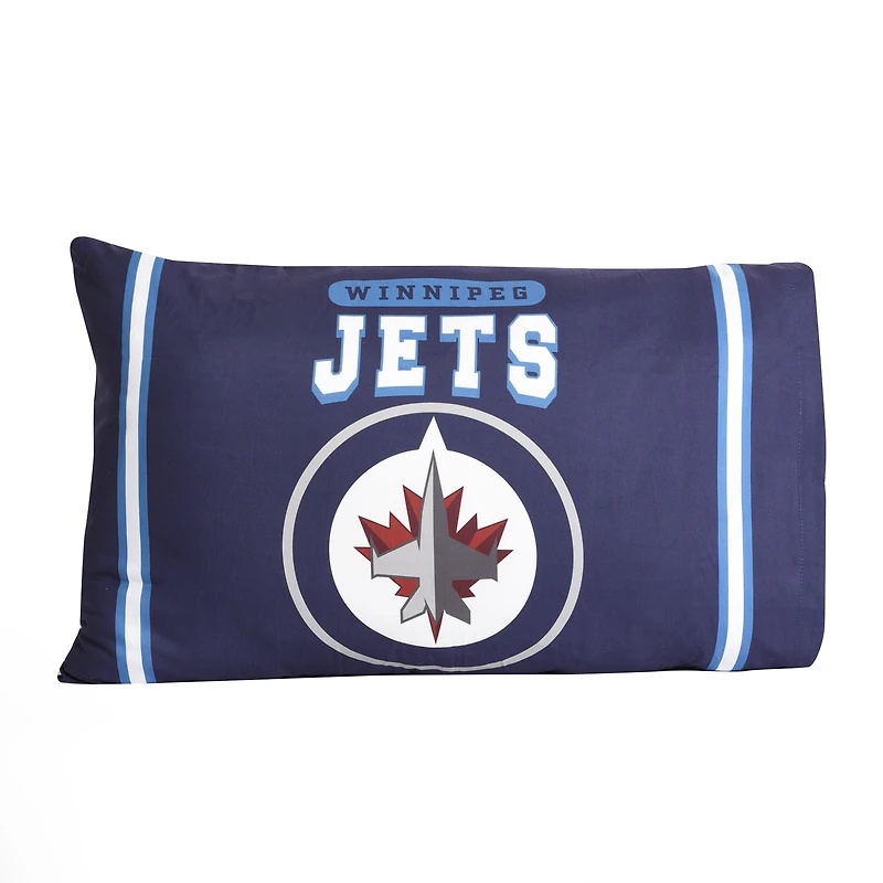 Blue Winnipeg Jets 20'' x 30'' Two Pack Pillowcase Set