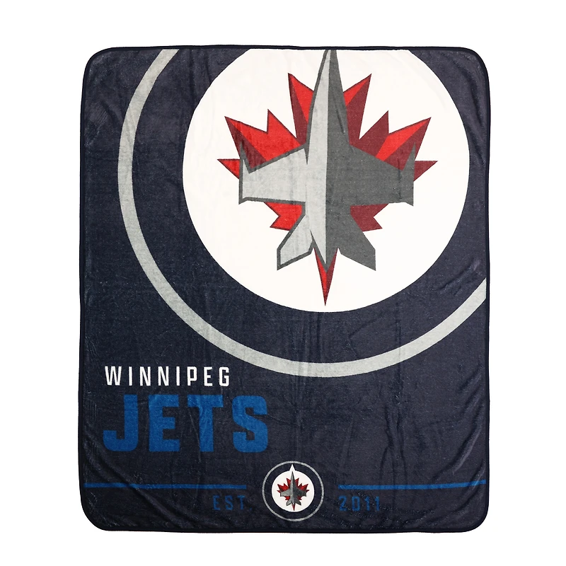 Blue Winnipeg Jets 50'' x 60'' Regular Throw Blanket