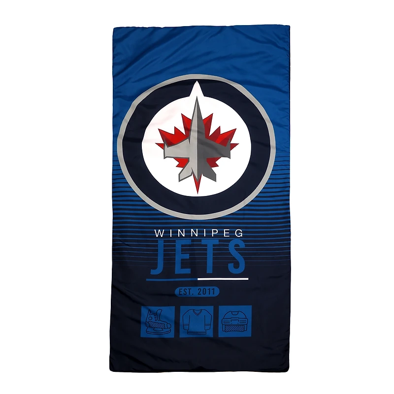 Blue Winnipeg Jets Slumber Bag