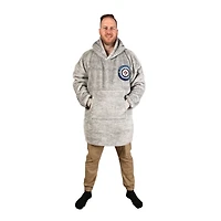 Gray Winnipeg Jets Game Time Hoodie Blanket