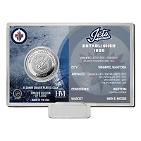 Highland Mint Winnipeg Jets Histoire de l'équipe - Coin Card