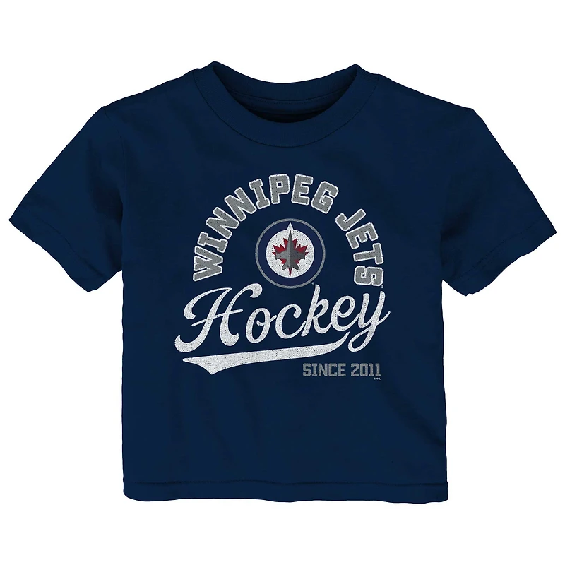Infant Navy Winnipeg Jets Take the Lead - T-Shirt