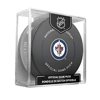Rondelle de match officielle Inglasco des Jets de Winnipeg pour la saison 2022-23