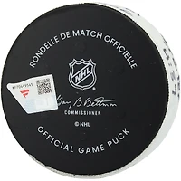 Kyle Connor Winnipeg Jets Game-Used Goal Puck vs. Utah Mammoth on December 21, 2025 - Second of Two Goals Scored