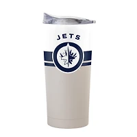 Gobelet isotherme Horizon de 59 cl (20 oz) avec revêtement en poudre Logo Brands Winnipeg Jets
