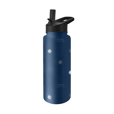 Logo Brands Winnipeg Jets 34oz. Steep and Repeat Quencher Bottle