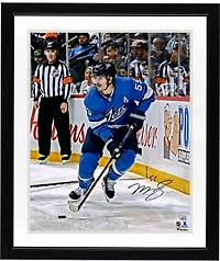 Mark Scheifele Winnipeg Jets Autographed 16" x 20" Alternate Jersey Skating Photograph