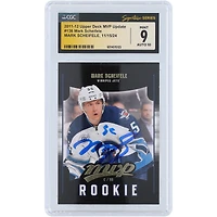 Mark Scheifele Winnipeg Jets Autographed 2011-12 Upper Deck Victory MVP Update #136 CGC Fanatics Witnessed Authenticated 9/10 Rookie Card