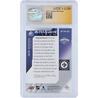 V106832 WinJet Mark Scheifele Winnipeg Jets Autographié 2021-22 Upper Deck SP Jeu Utilisé Bannière Année Conférence Ouest 2 Couleur Relique #BYW-SC CGC Fanatics Witnessed Authenticated Auto 10 Card 55 Mark Scheifele AUT UPD CARTES À ÉCHANGER 45642 AUTTRC CA01HK4450 #20