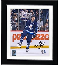 Mark Scheifele Winnipeg Jets Autographed 8" x 10" Navy Jersey Celebration Photograph
