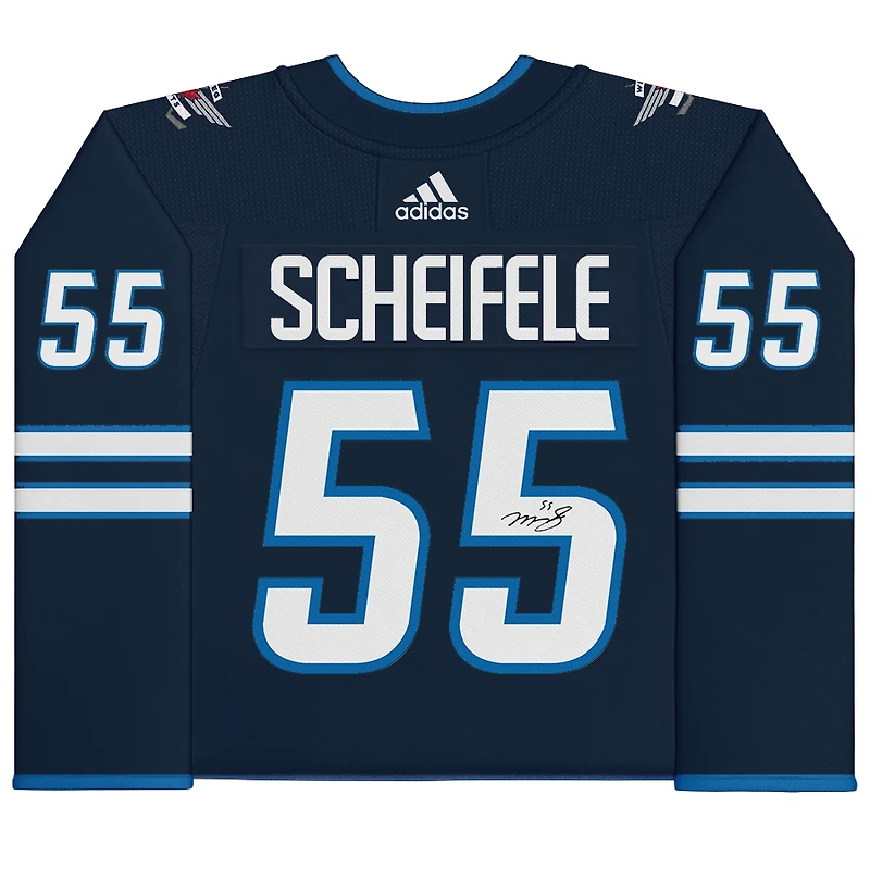 Mark Scheifele Winnipeg Jets Autographed Navy Adidas Authentic Jersey