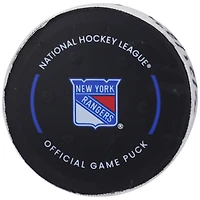 Mark Scheifele Winnipeg Jets Game-Used Goal Puck from February 20, 2023 vs. New York Rangers - Second of Two Goals Scored