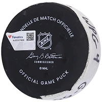 Mark Scheifele Winnipeg Jets Game-Used Goal Puck from February 20, 2023 vs. New York Rangers - Second of Two Goals Scored