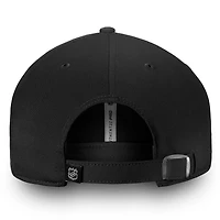 Casquette ajustable Authentic Pro Rinkside Fundamental des Jets de Winnipeg Fanatics pour hommes, noire