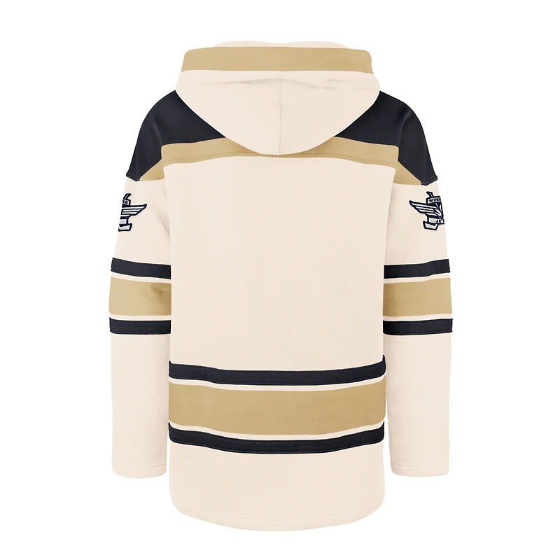 Sweat à capuche en polaire Nilley Superior Lacer crème pour homme, modèle 47 des Jets de Winnipeg