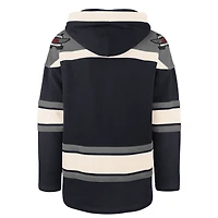 Sweat à capuche Superior Lacer bleu marine Winnipeg Jets '47 pour homme