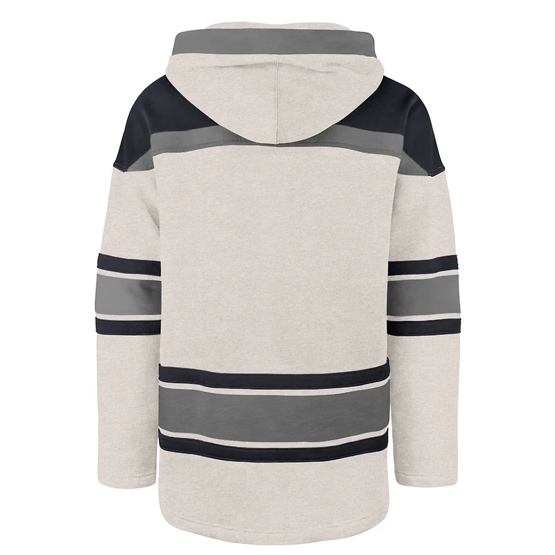 Sweat à capuche Rockaway Lacer '47 Oatmeal Winnipeg Jets pour homme