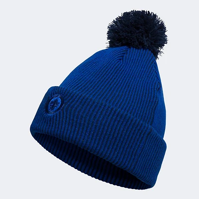 Adidas Blue Winnipeg Jets Stripe pour homme - Bonnet en tricot à revers