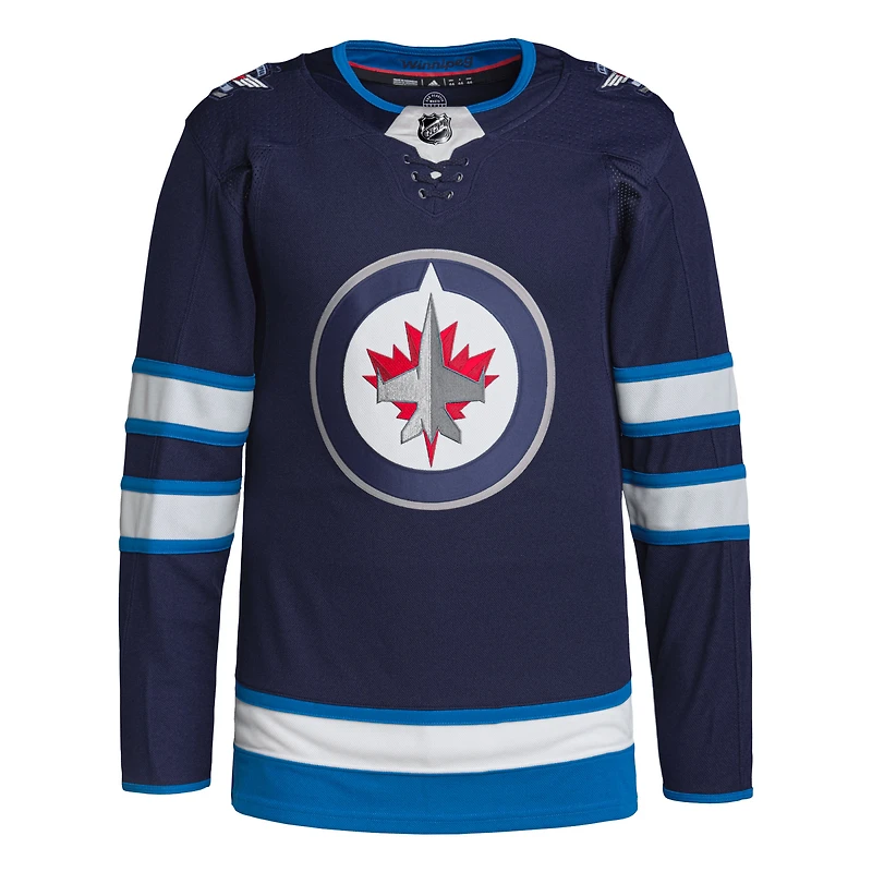 Men's adidas Navy Winnipeg Jets Home - Primegreen Authentic Jersey