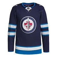 Men's adidas Navy Winnipeg Jets Home - Primegreen Authentic Jersey