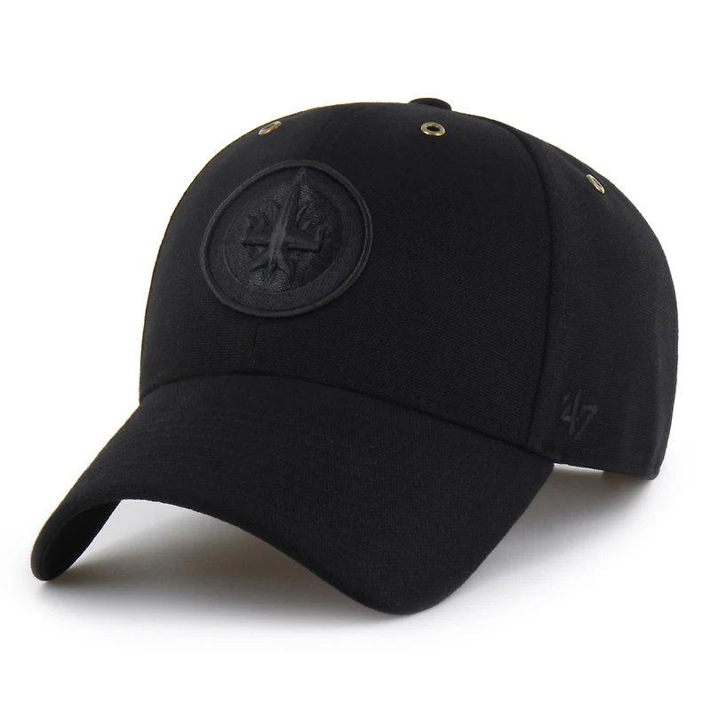 Casquette ajustable Carhartt x '47 noire Winnipeg Jets MVP pour homme