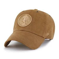 Men's Carhartt x '47 Brown Winnipeg Jets Dyed Clean Up Adjustable Hat