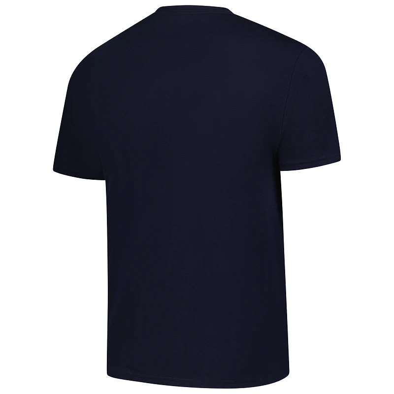 T-shirt Champion bleu marine avec logo principal des Jets de Winnipeg pour homme