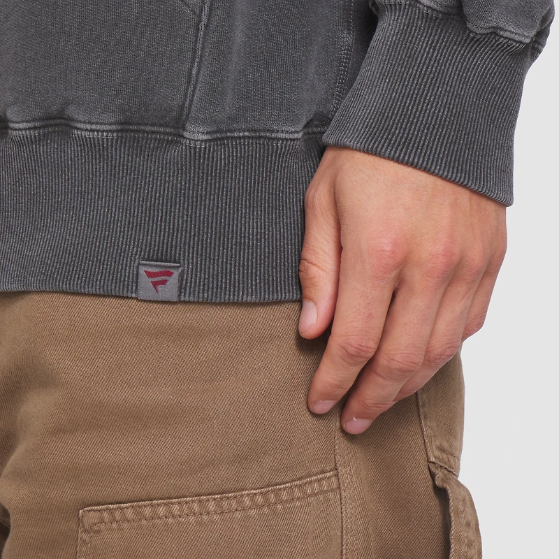 Sweat à capuche en polaire noir pour hommes Fanatics Winnipeg Jets fabriqué au Canada